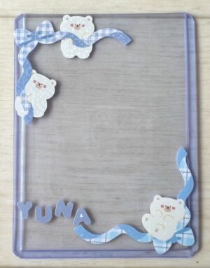 YUNAの名前入り硬質ケース